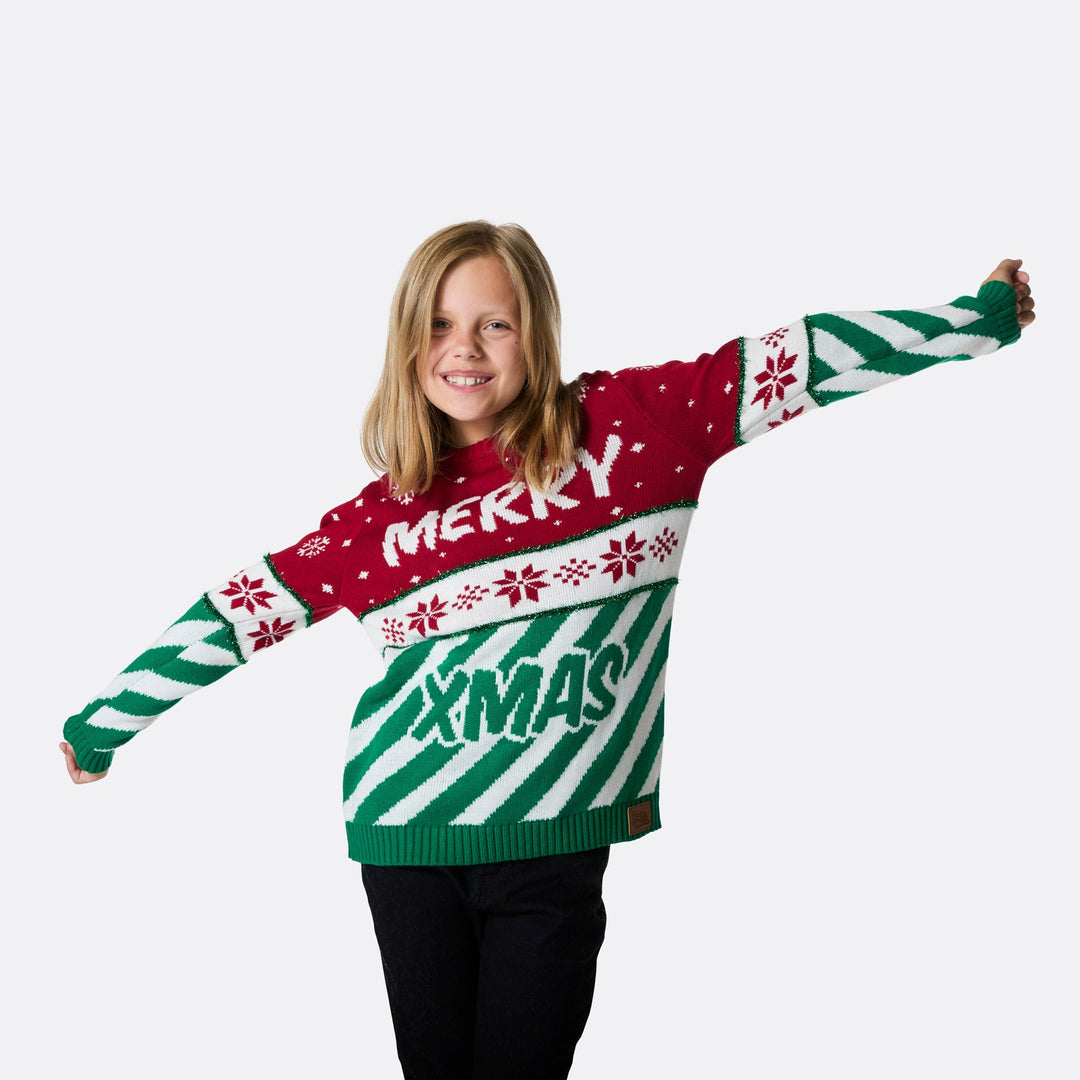 Merry Xmas Matching Family Christmas Sweaters