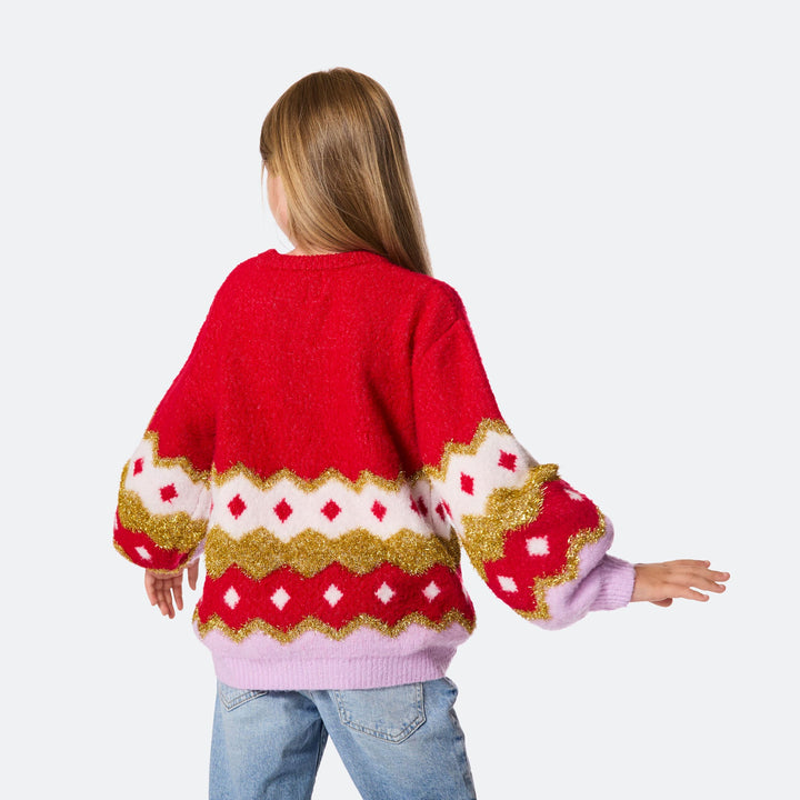 Kids' Hohoho Oversized Christmas Sweater