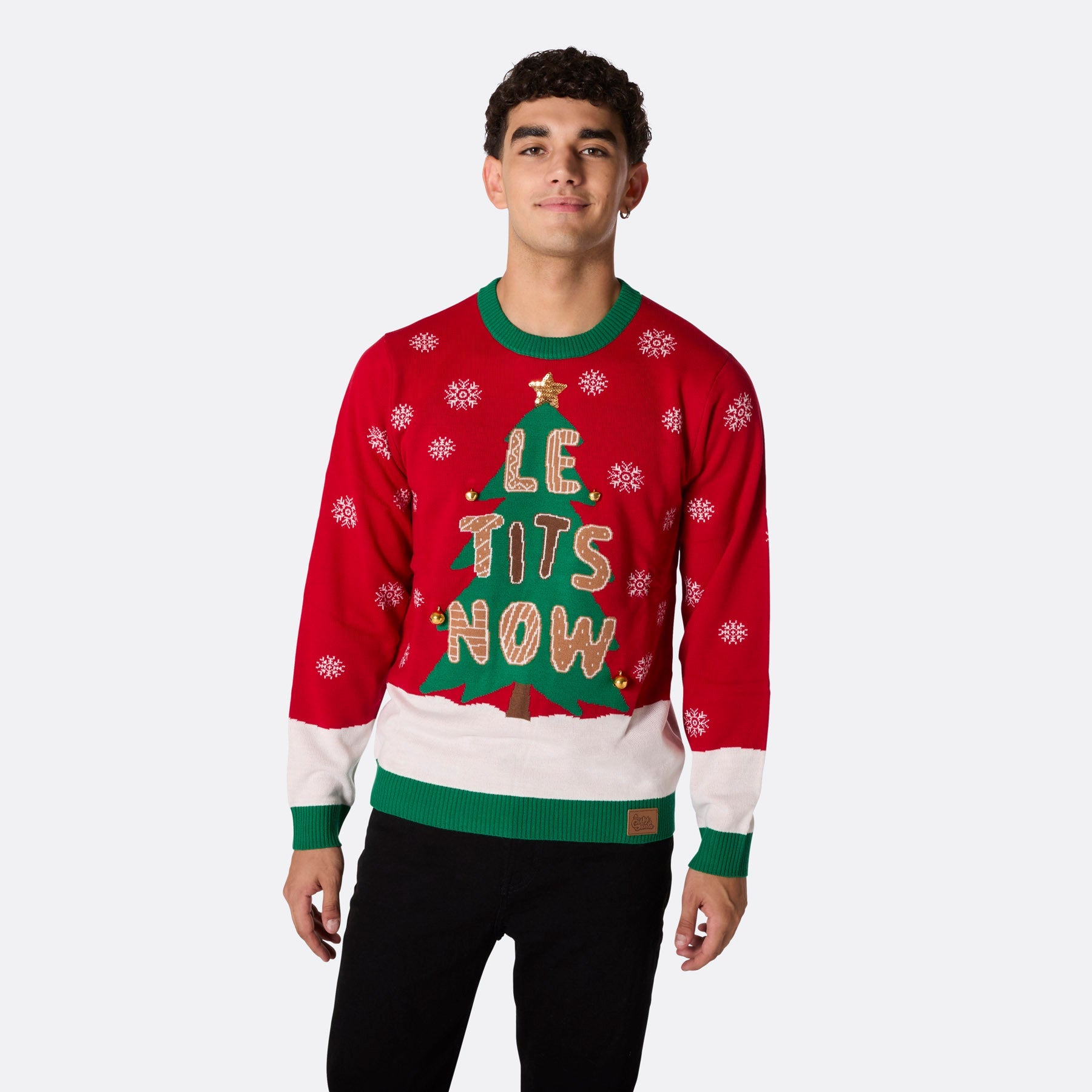 Men's Let It Snow Christmas Sweater – SillySanta.com