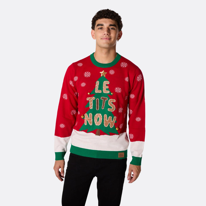 Men's Let It Snow Christmas Sweater