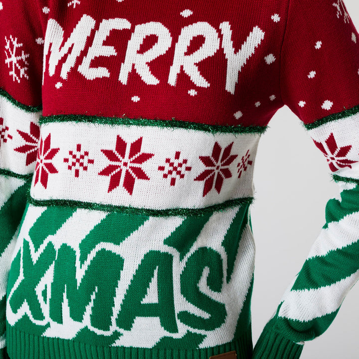 Merry Xmas Matching Family Christmas Sweaters