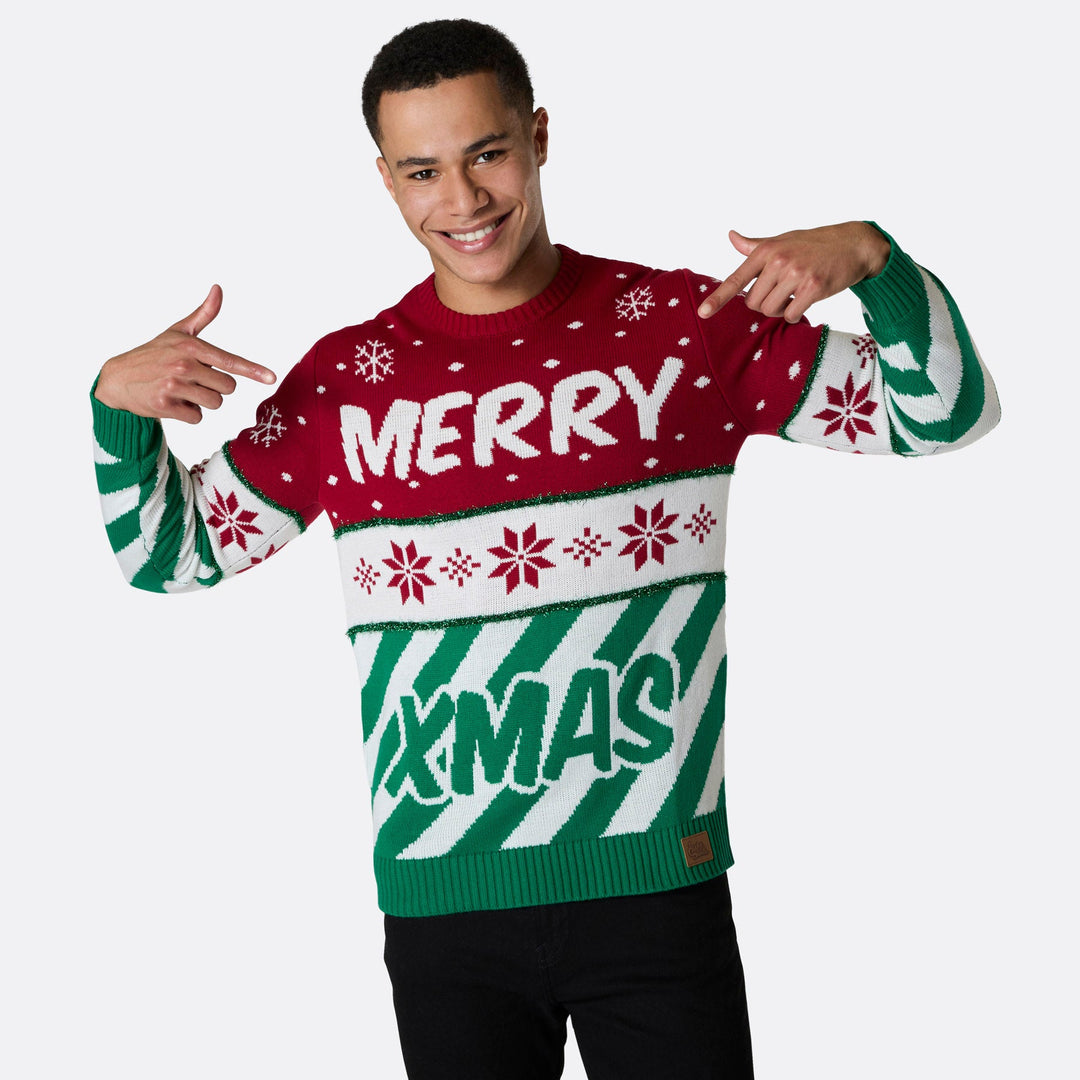 Merry Xmas Matching Family Christmas Sweaters