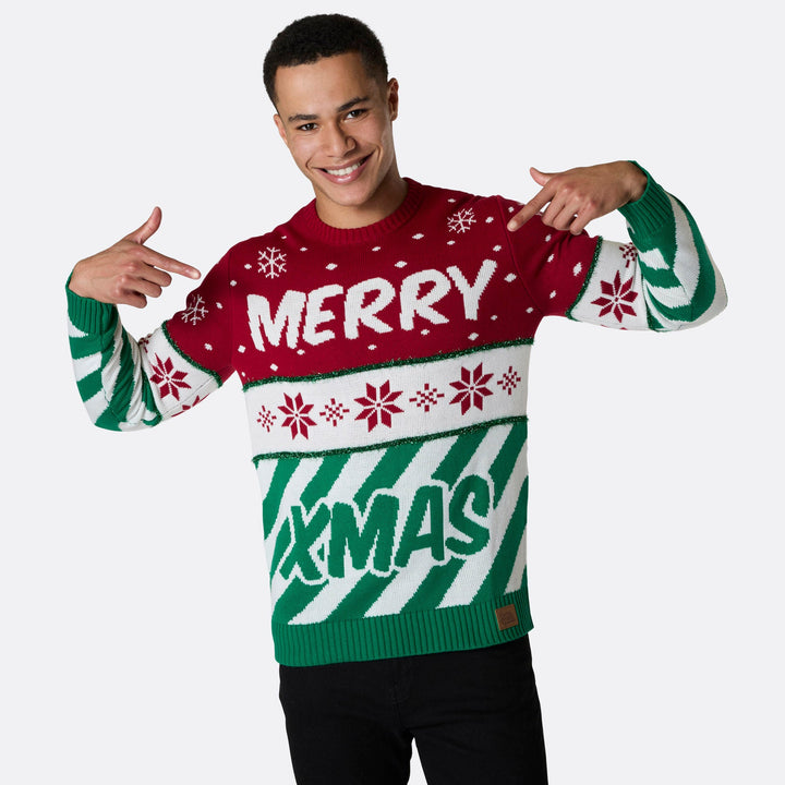 Merry Xmas Matching Family Christmas Sweaters