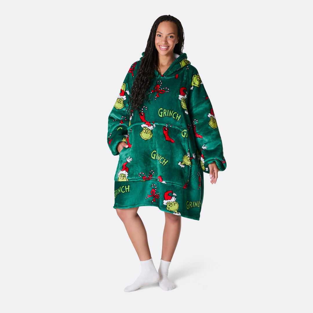 The Grinch Green HappyHoodie - Europe's largest selection | SillySanta The Grinch Green HappyHoodie - Europe's largest selection | SillySanta