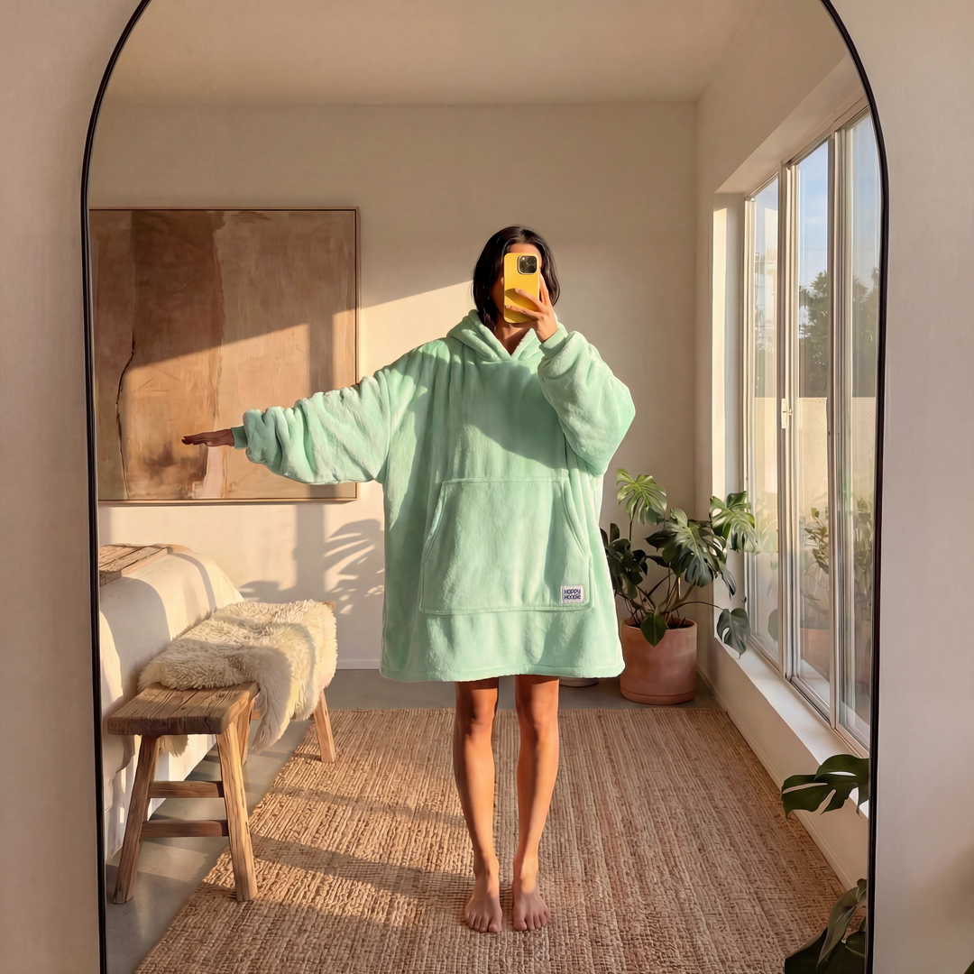Light Green HappyHoodie