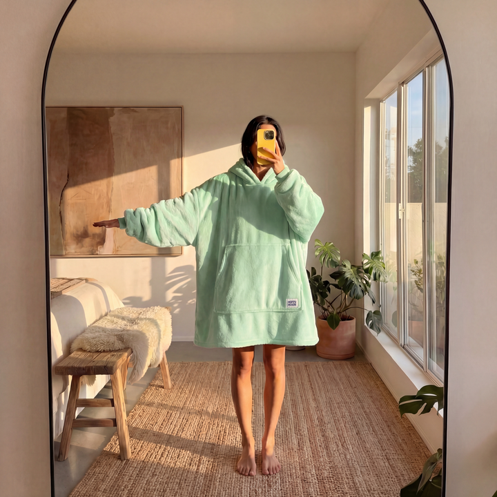 Light Green HappyHoodie