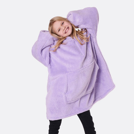 Kids' Lavender Teddy HappyHoodie