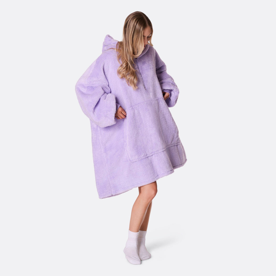 Lavender Teddy HappyHoodie