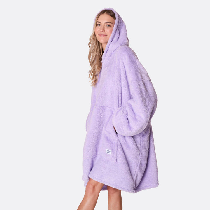 Lavender Teddy HappyHoodie