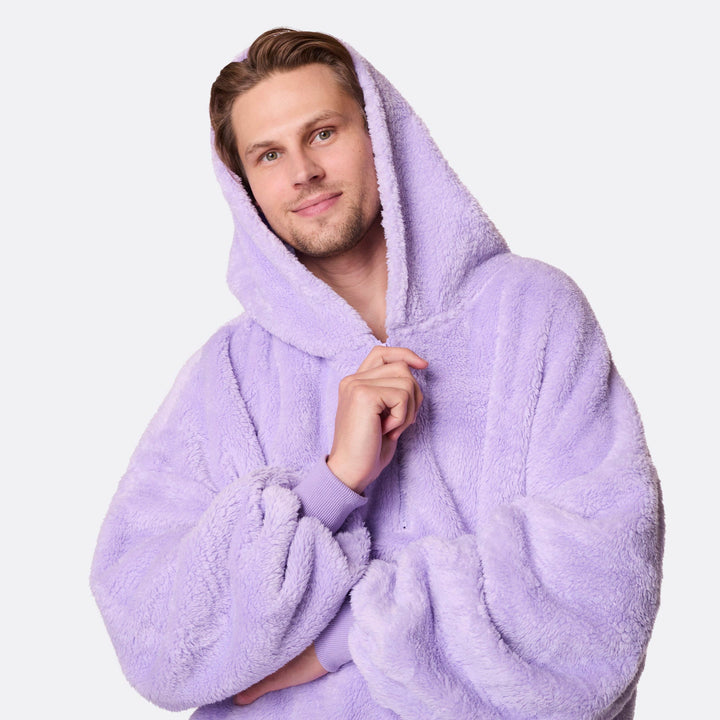 Lavender Teddy HappyHoodie