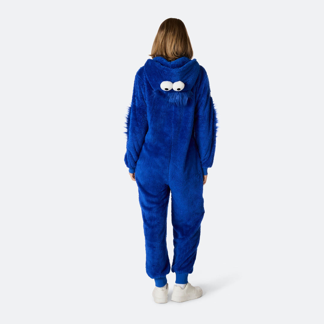 Women's Blue Monster Onesie