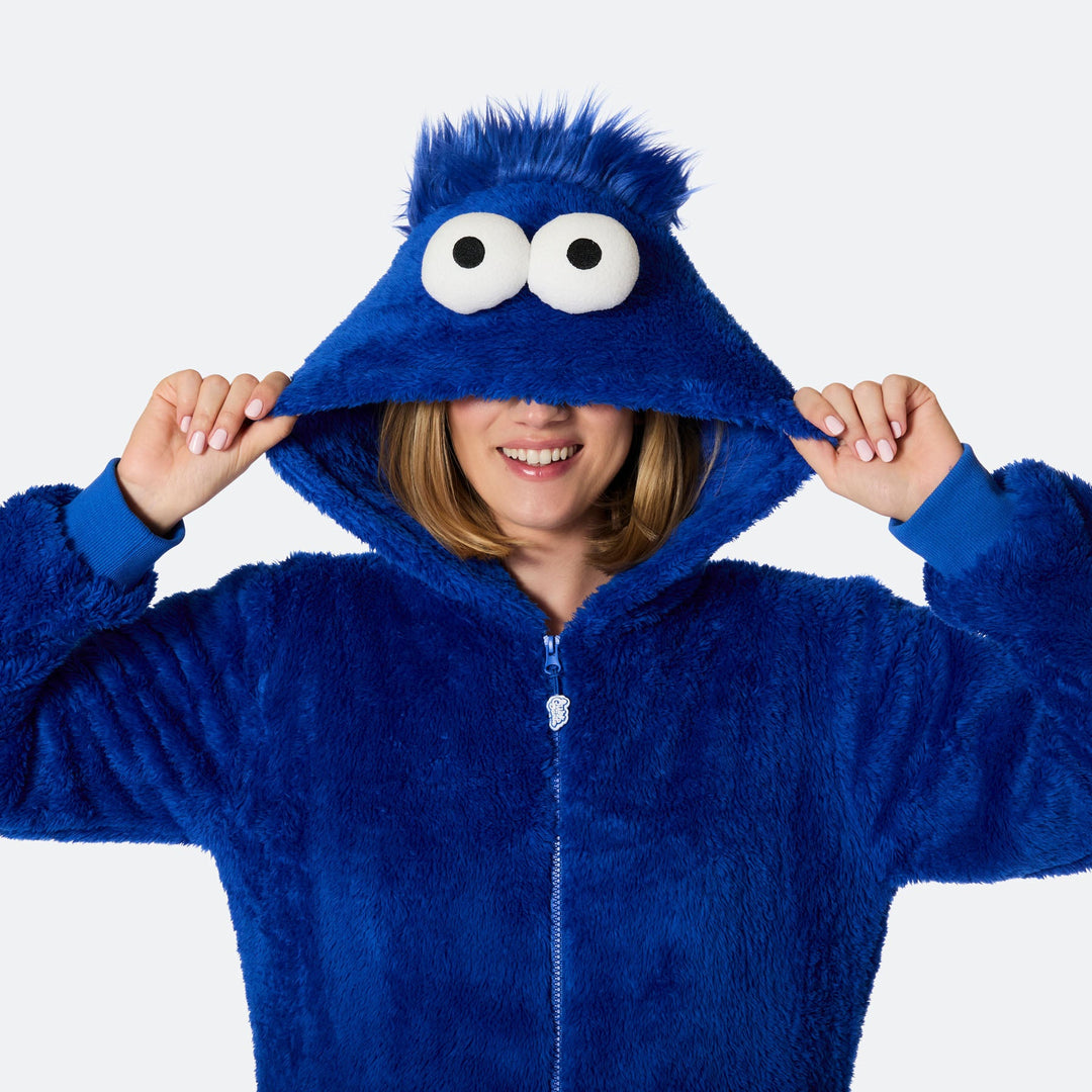 Women's Blue Monster Onesie