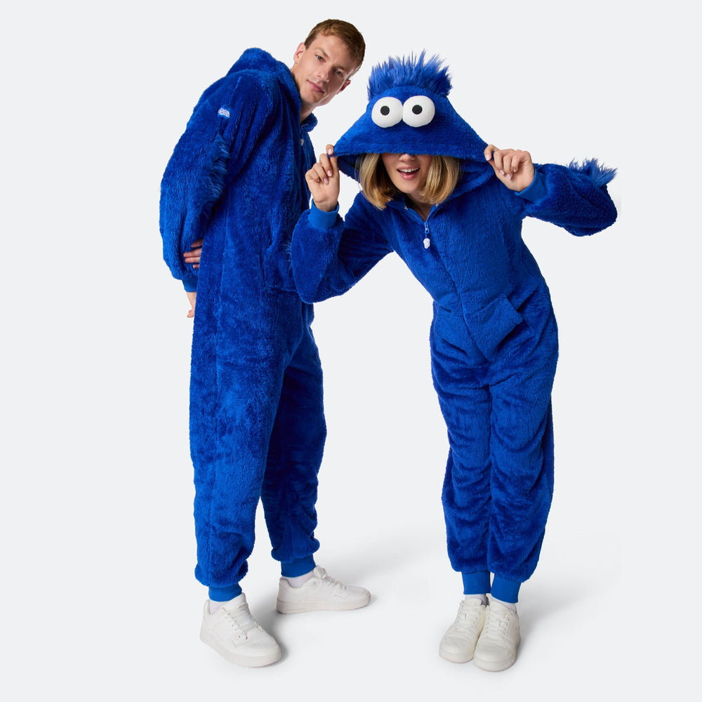 Men's Blue Monster Onesie