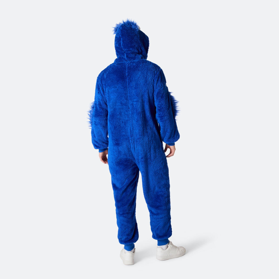 Men's Blue Monster Onesie