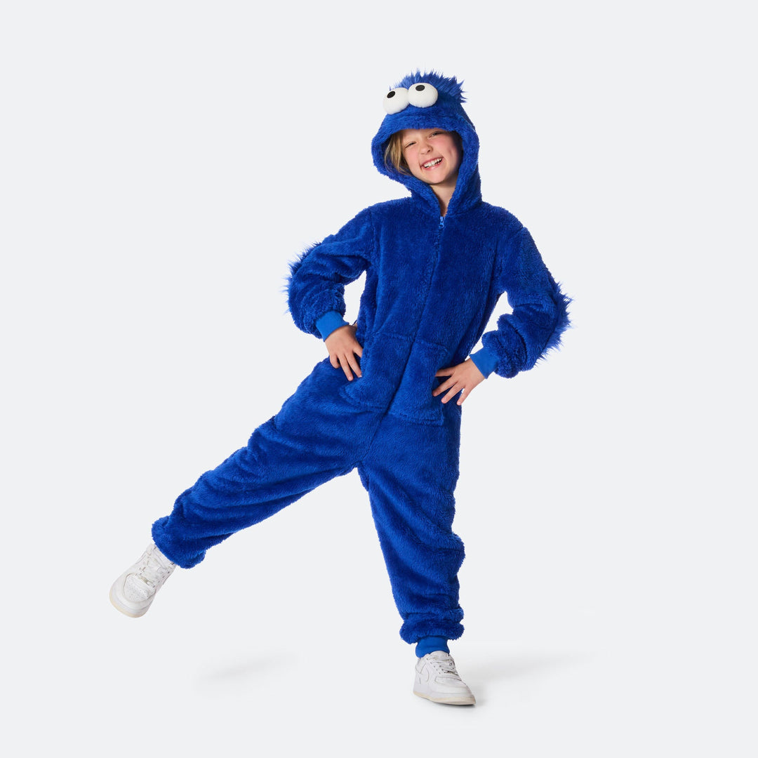 Kids' Blue Monster Onesie