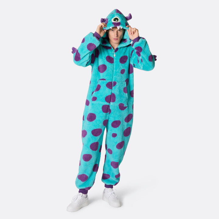 monsters inc pajamas adult Men's Monster Onesie – SillySanta.com