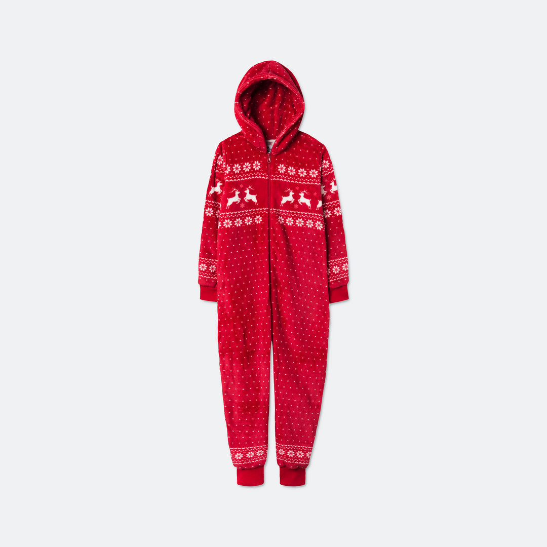 Kids' Red Christmas Onesie