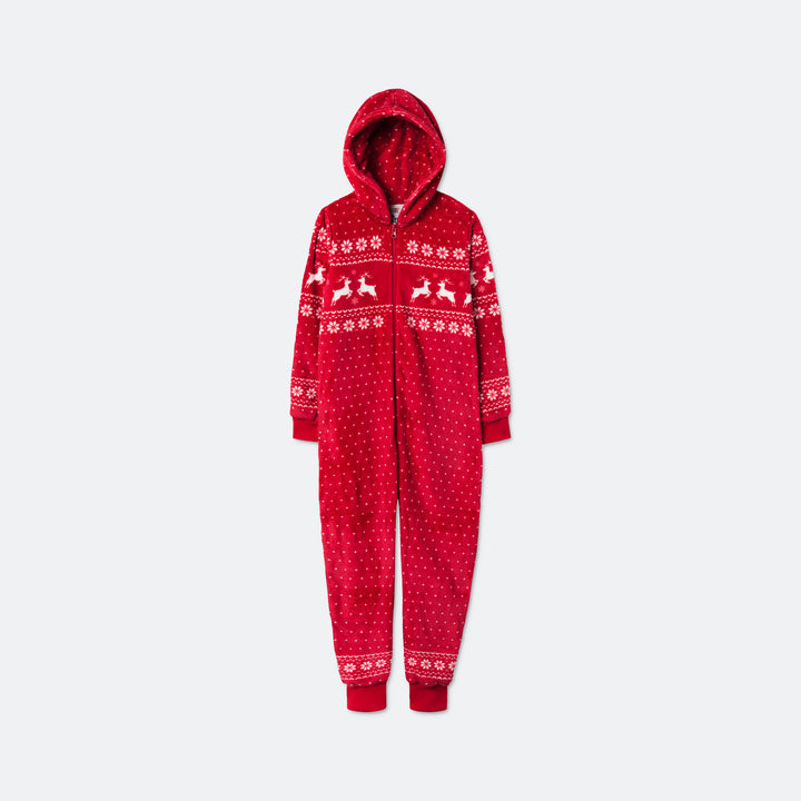 Kids' Red Christmas Onesie