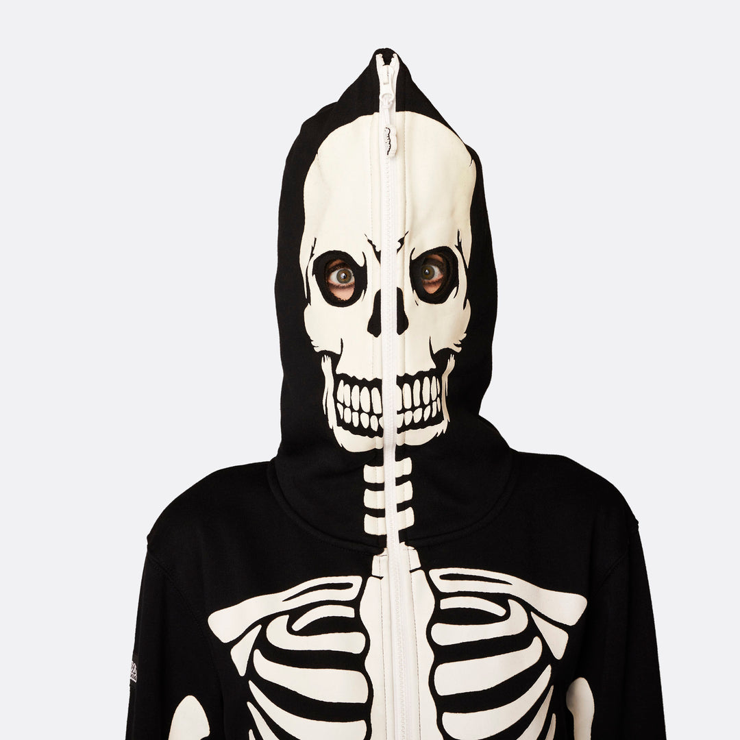 Mens Skeleton Halloween Onesie