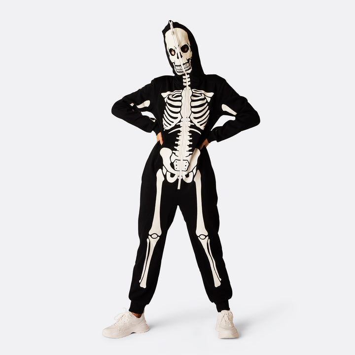 Womens Skeleton Halloween Onesie