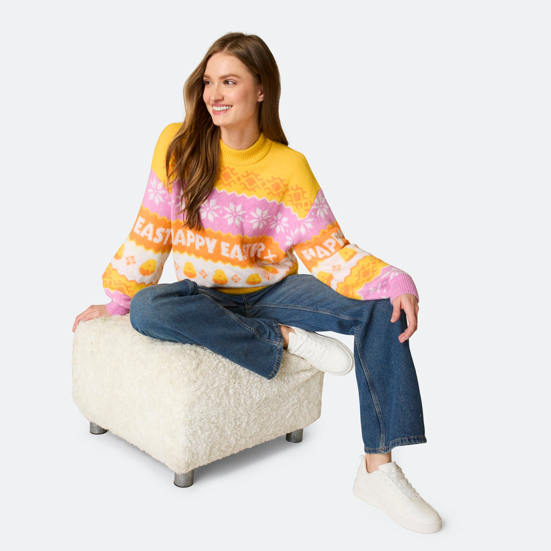 Women's Oversized Easter Sweater