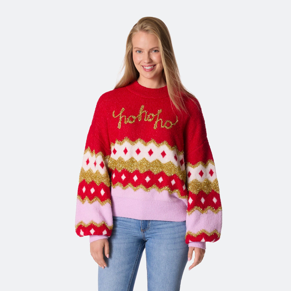 Women's Hohoho Oversized Christmas Sweater