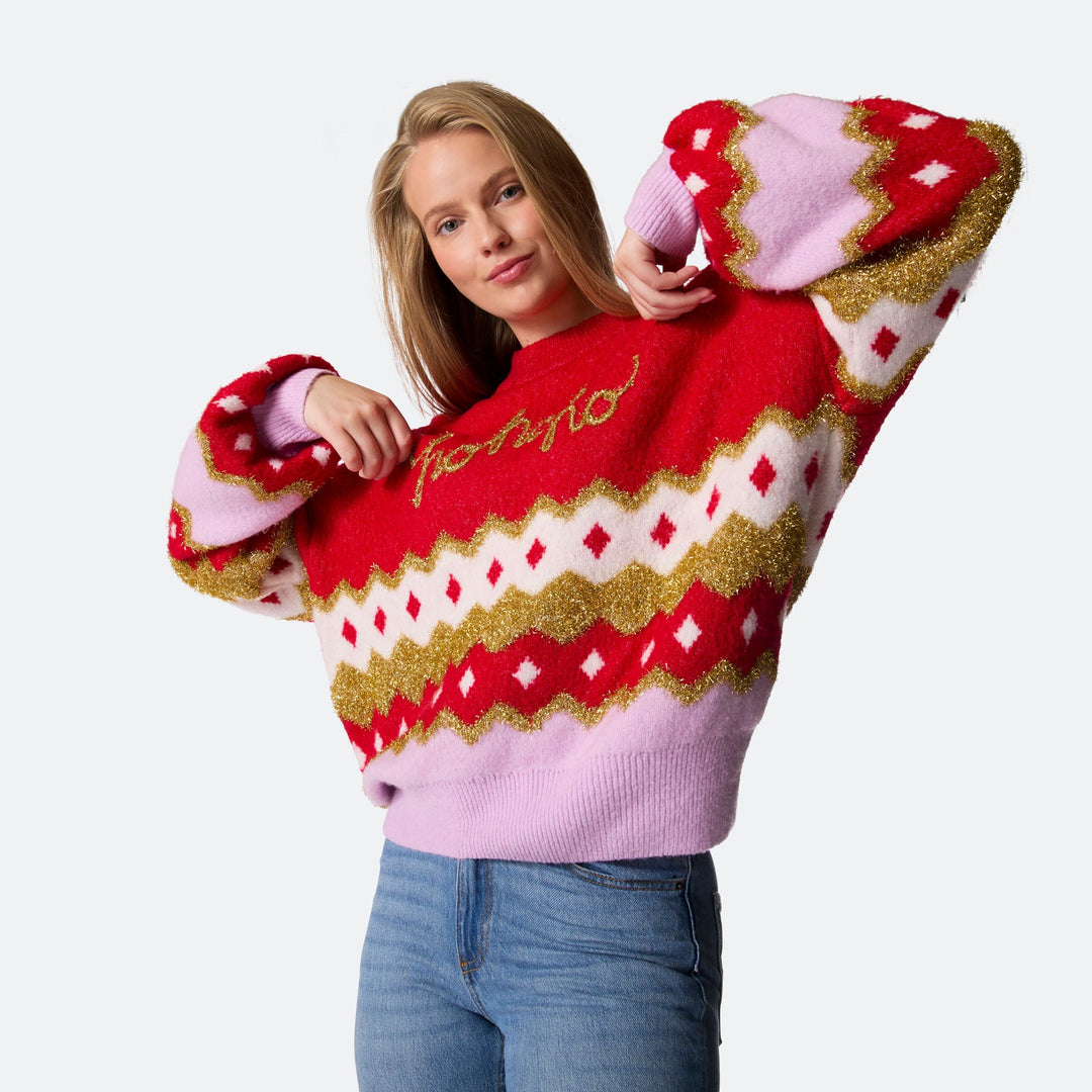Women's Hohoho Oversized Christmas Sweater