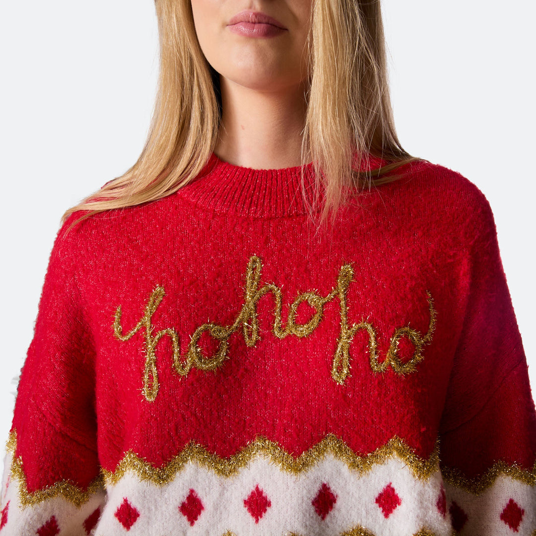 Women's Hohoho Oversized Christmas Sweater