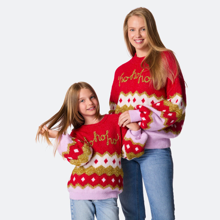 Kids' Hohoho Oversized Christmas Sweater