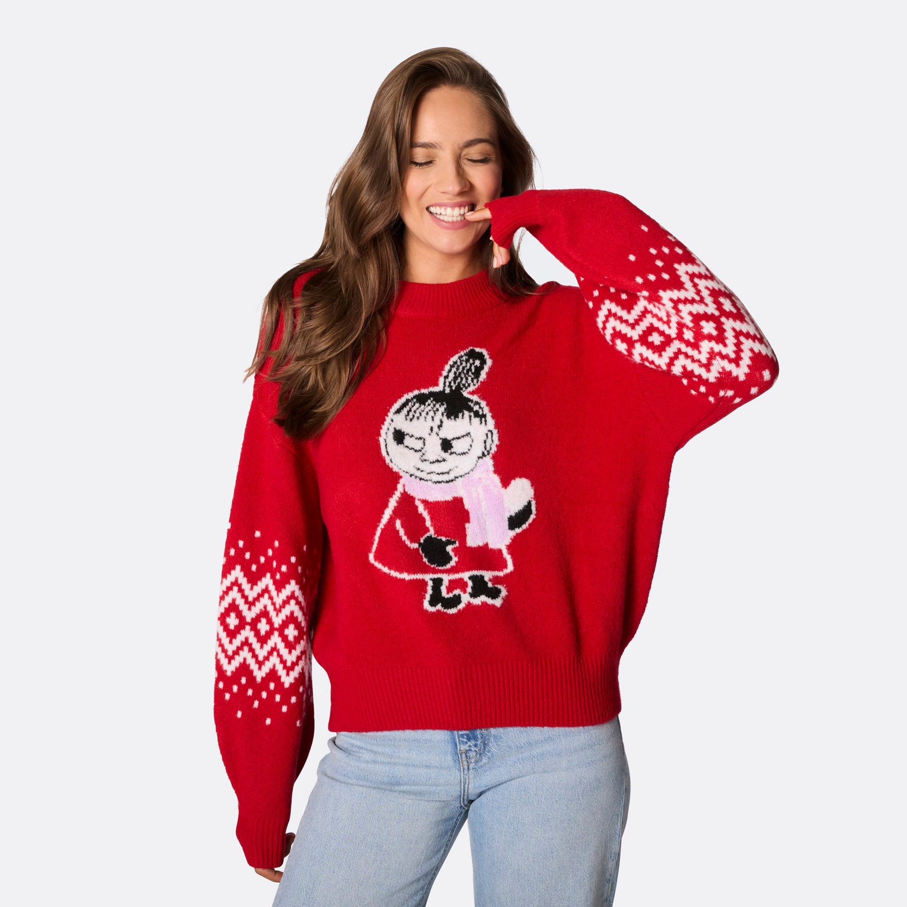 Oversized christmas sweatshirt sale