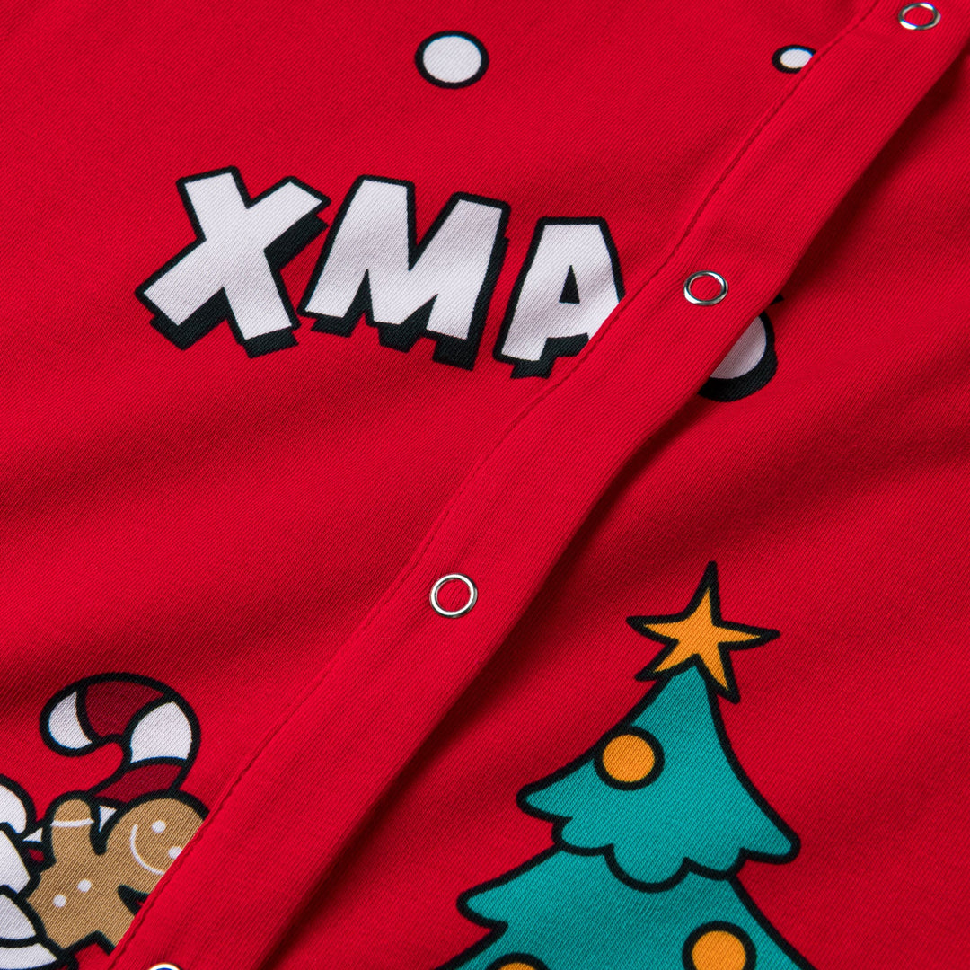 Kids' Red Xmas Overall Christmas Pyjamas