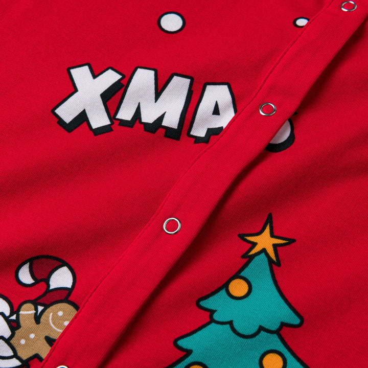 Red Xmas Christmas Pyjamas Family