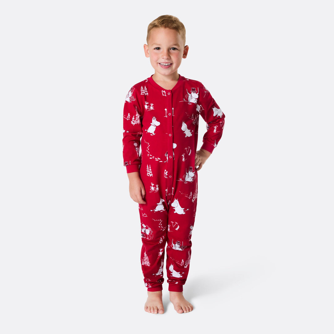 Kids' Moomin Overall Christmas Pyjamas