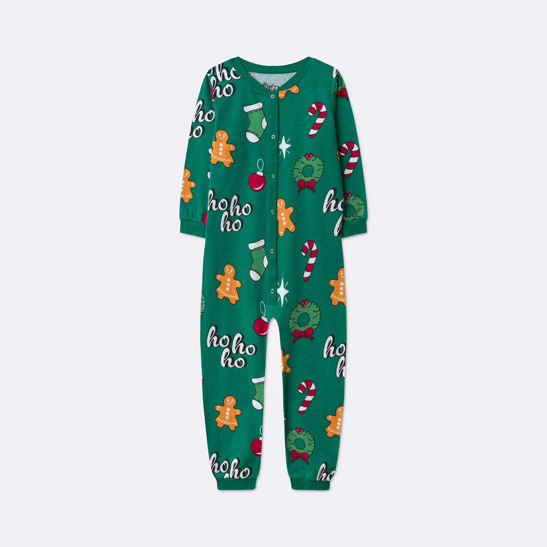 Green Hohoho Christmas Pyjamas Family