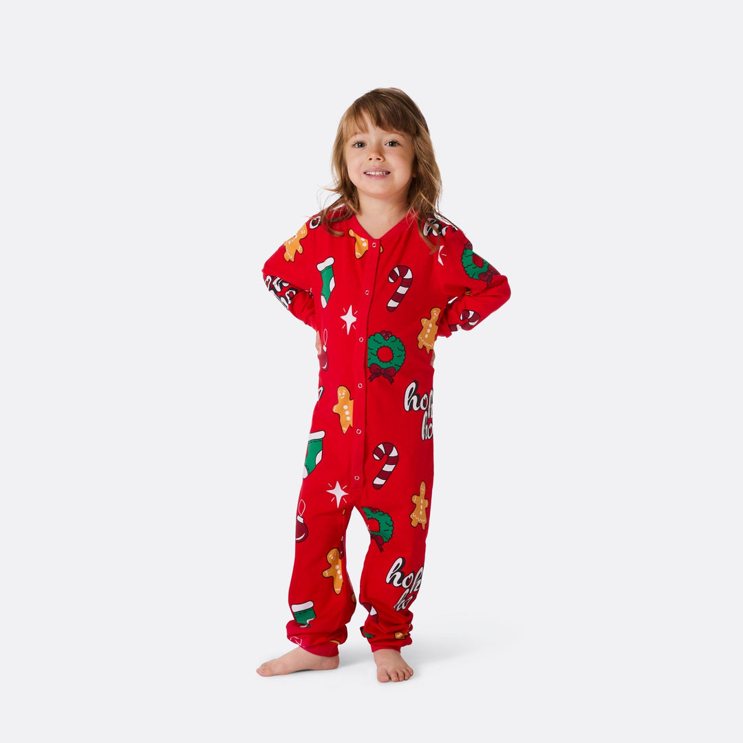 Red Hohoho Christmas Pyjamas Family
