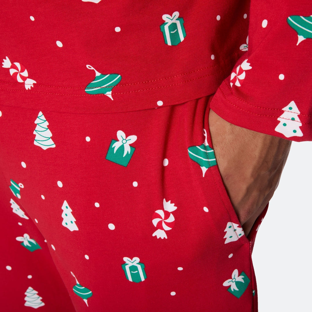 Red Christmas Ornament Christmas Pyjamas Family