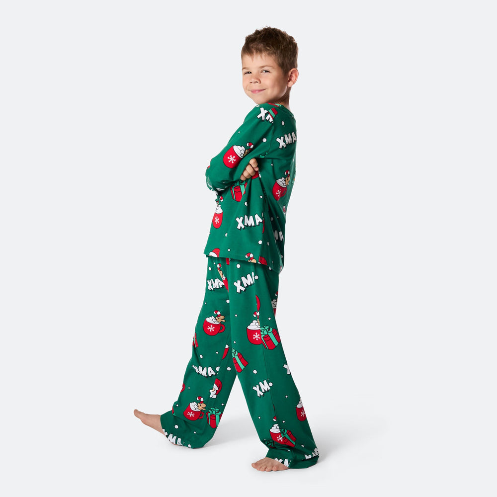 Kids' Green Xmas Christmas Pyjamas