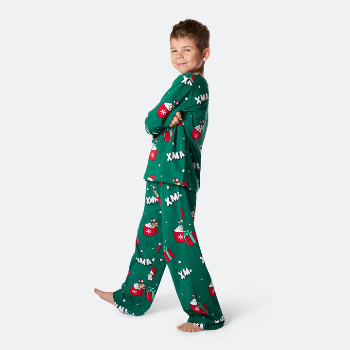 Kids' Green Xmas Christmas Pyjamas