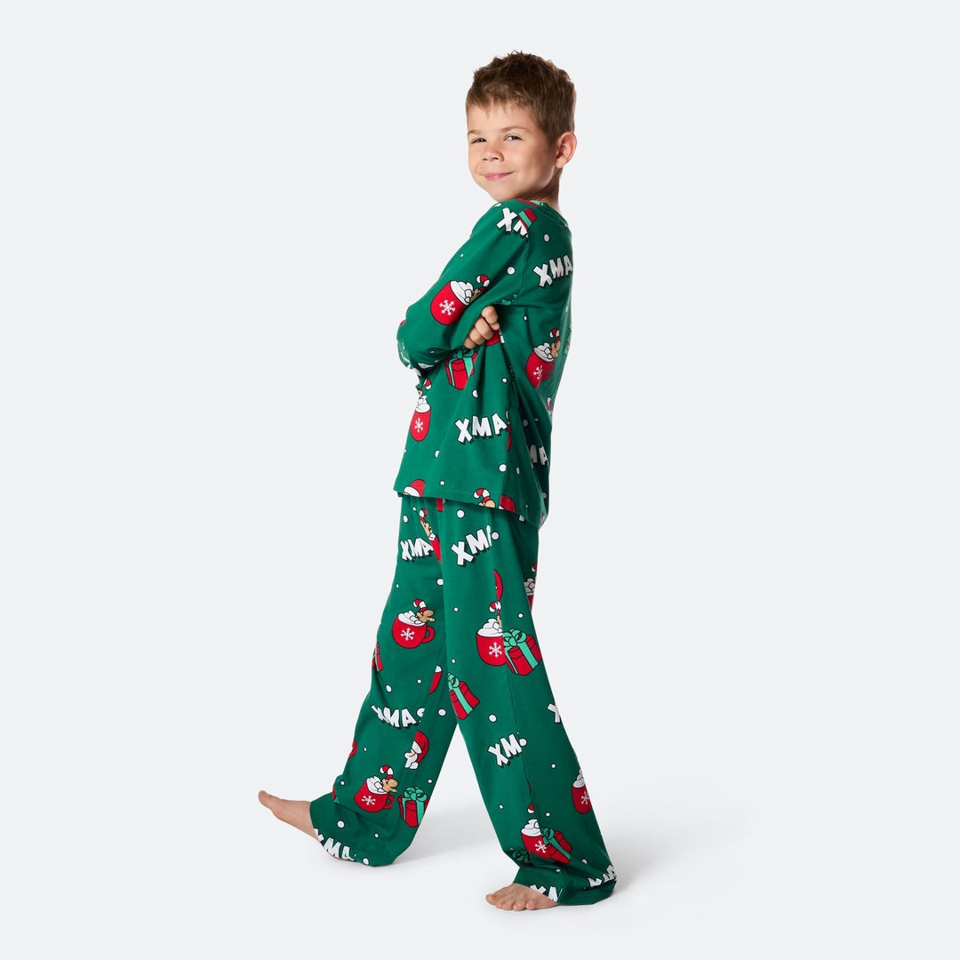 Green Xmas Christmas Pyjamas Family