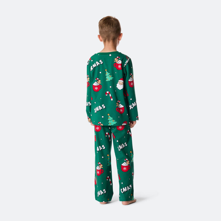 Kids' Green Xmas Christmas Pyjamas