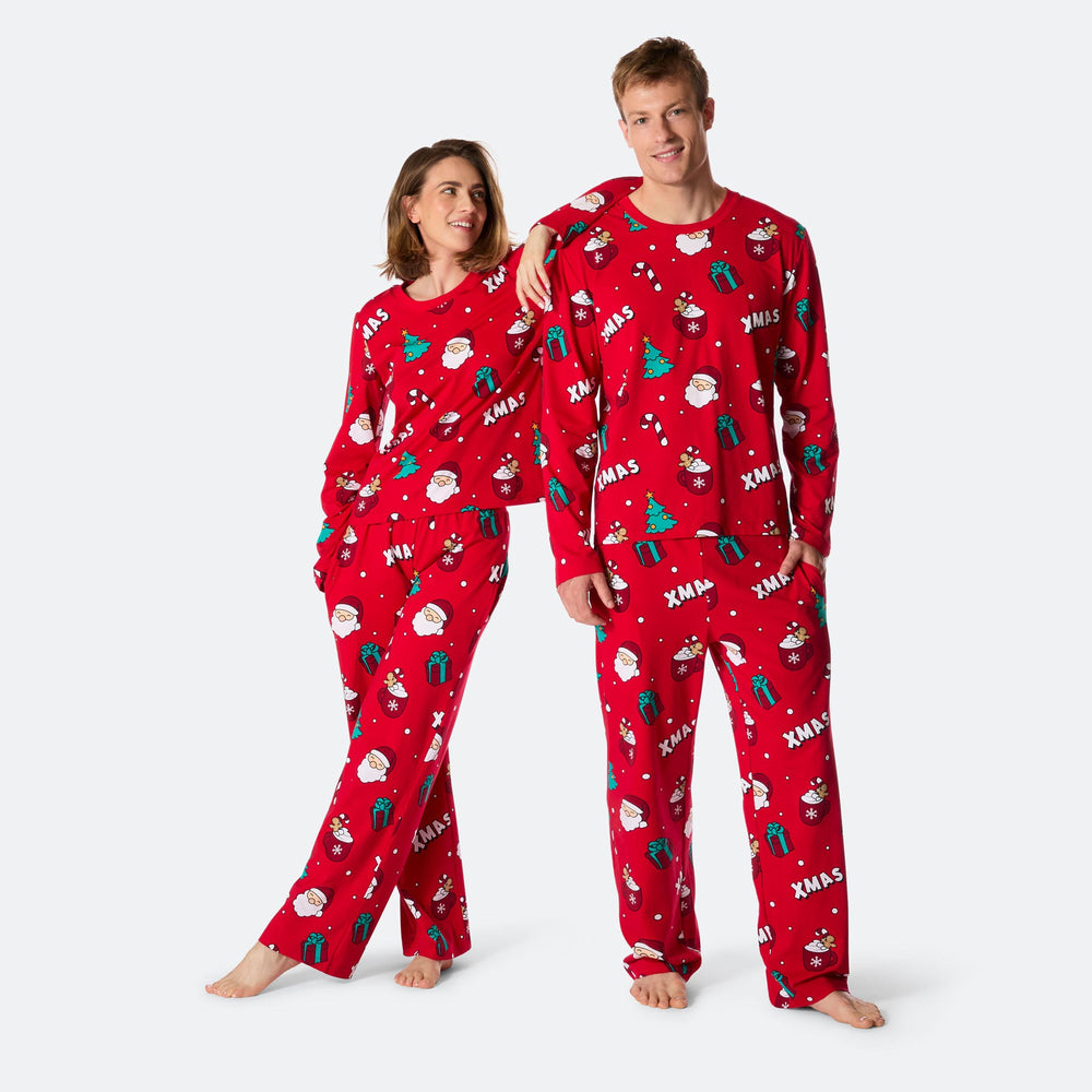 Women's Red Xmas Christmas Pyjamas