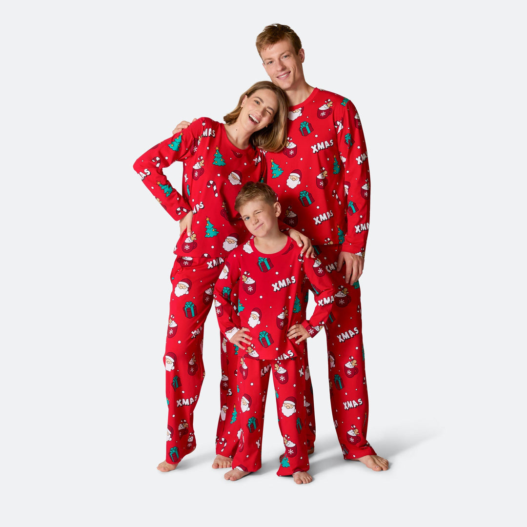 Women's Red Xmas Christmas Pyjamas
