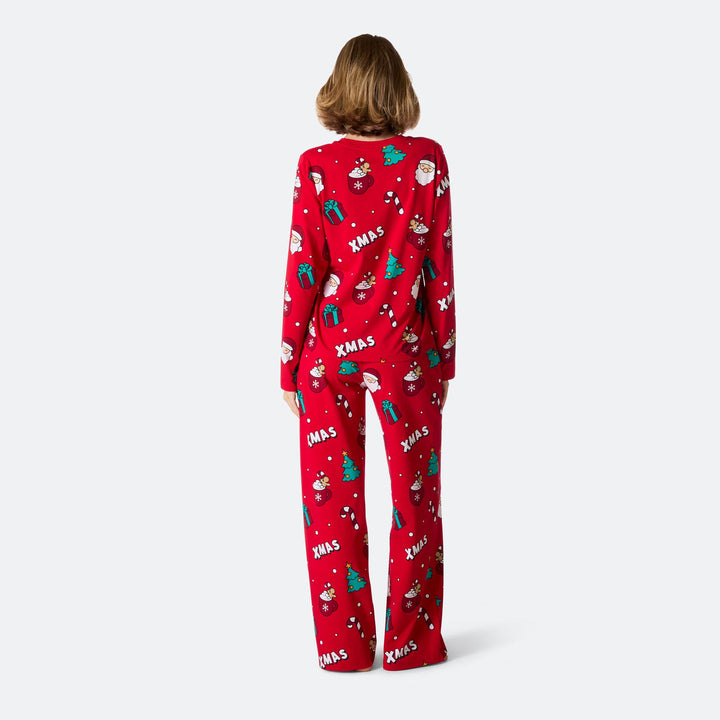 Women's Red Xmas Christmas Pyjamas