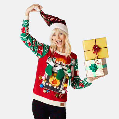 Ladies fancy christmas sweaters online