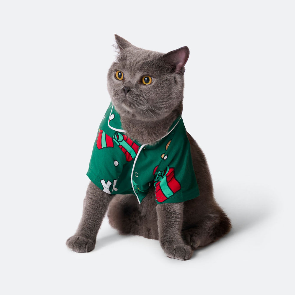 Cats' Green Xmas Christmas Pyjamas