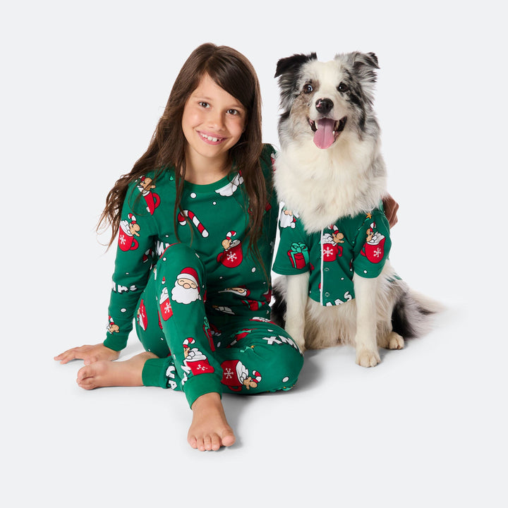 Kids' Green Xmas Christmas Pyjamas
