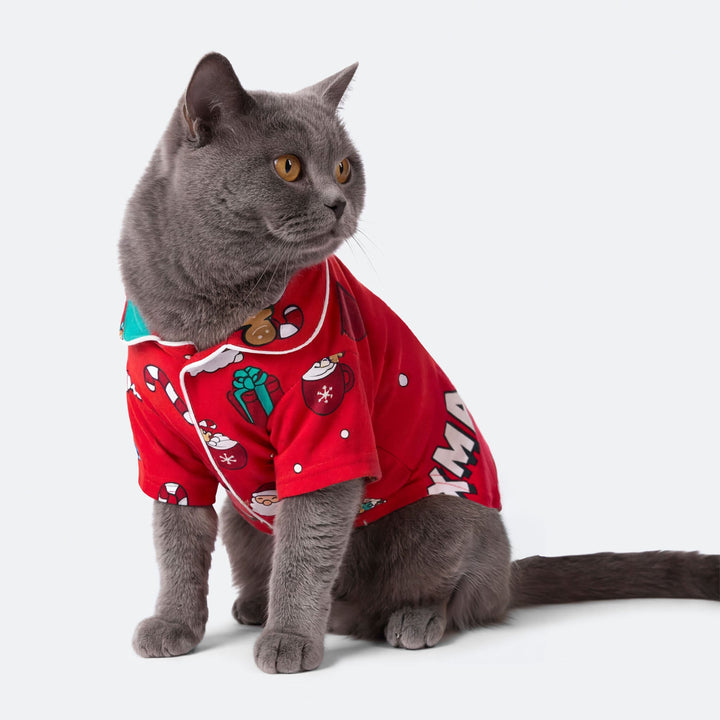 Cats' Red Xmas Christmas Pyjamas