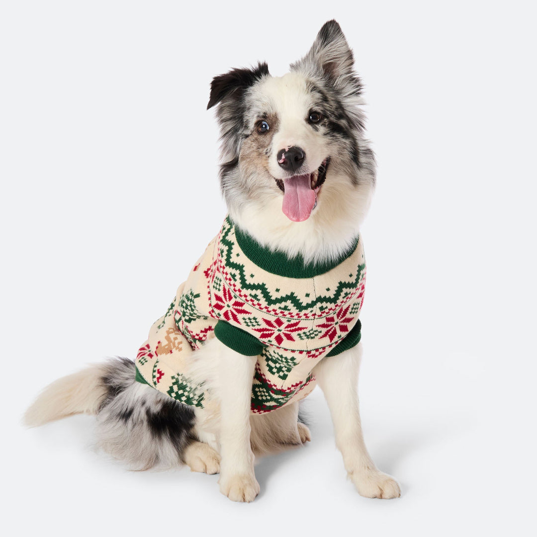 Dogs' Retro Christmas Tree Christmas Sweater