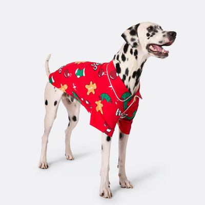 Dogs' Red Hohoho Christmas Pyjamas