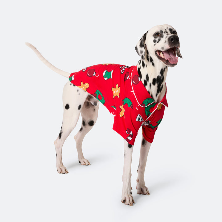 Dogs' Red Hohoho Christmas Pyjamas